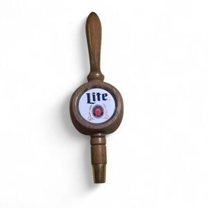 VTG Miller Lite Beer Tap Handle Fine Pilsner Breweriana Barware